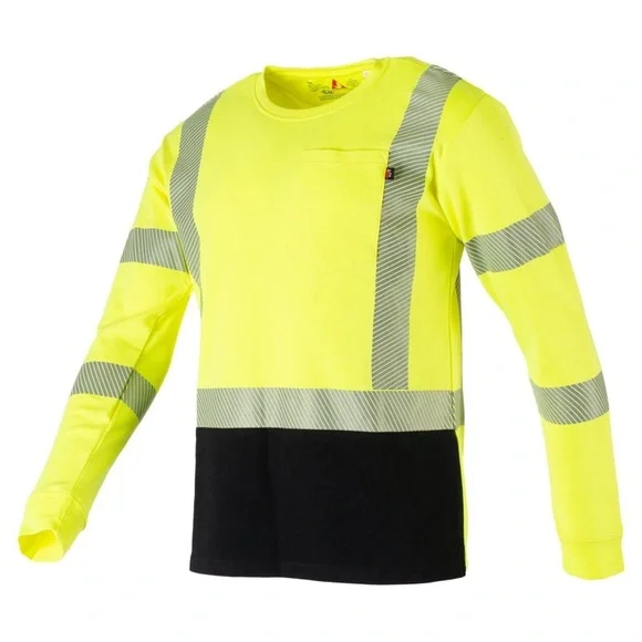 Nwt FlameSafe high viz Flame Resistant shirt - Picture 2 of 4